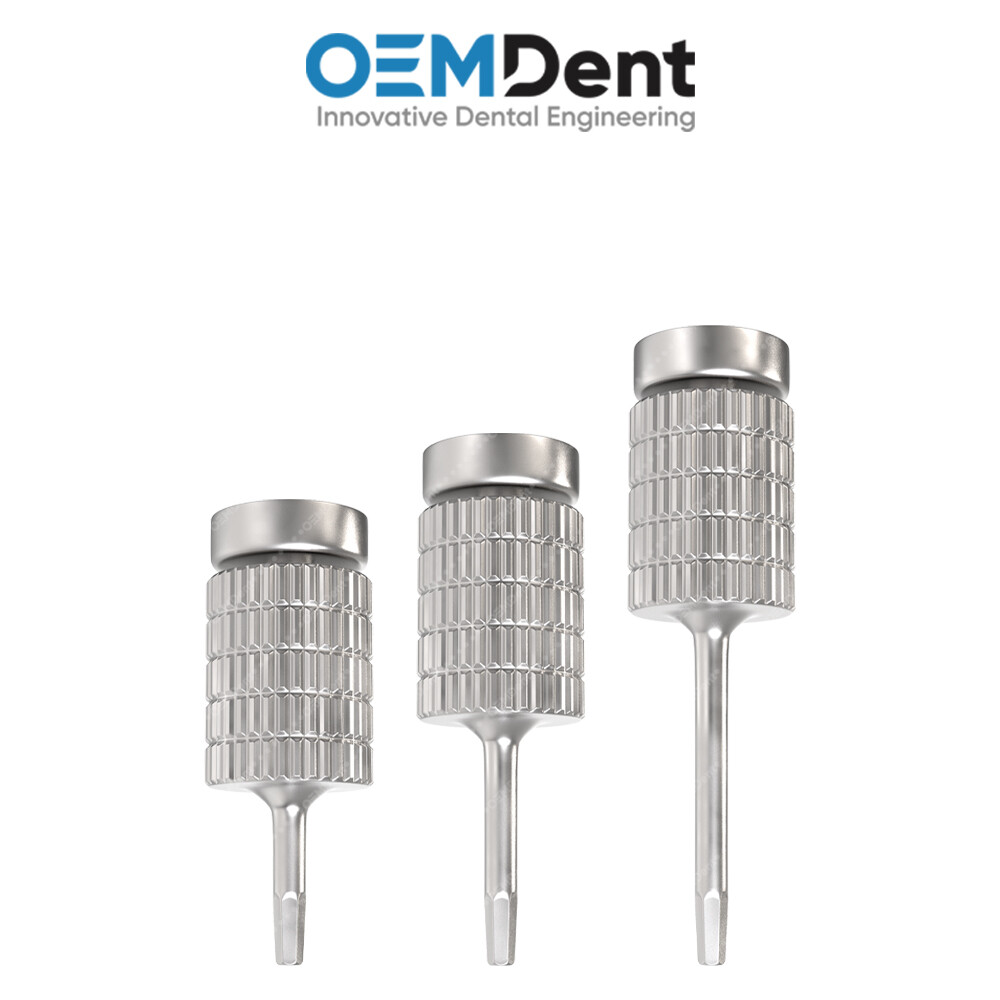 Hand Hex Driver 1.25mm For Prosthetic Fixtures CAD/CAM Dental Tool Driver