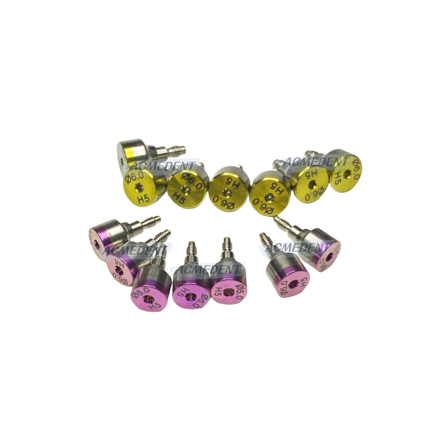 10Pcs Dental Healing Cap Abutment RP/NP Compatible Nobel Active ∅3.6 ∅5.0 ∅6.0
