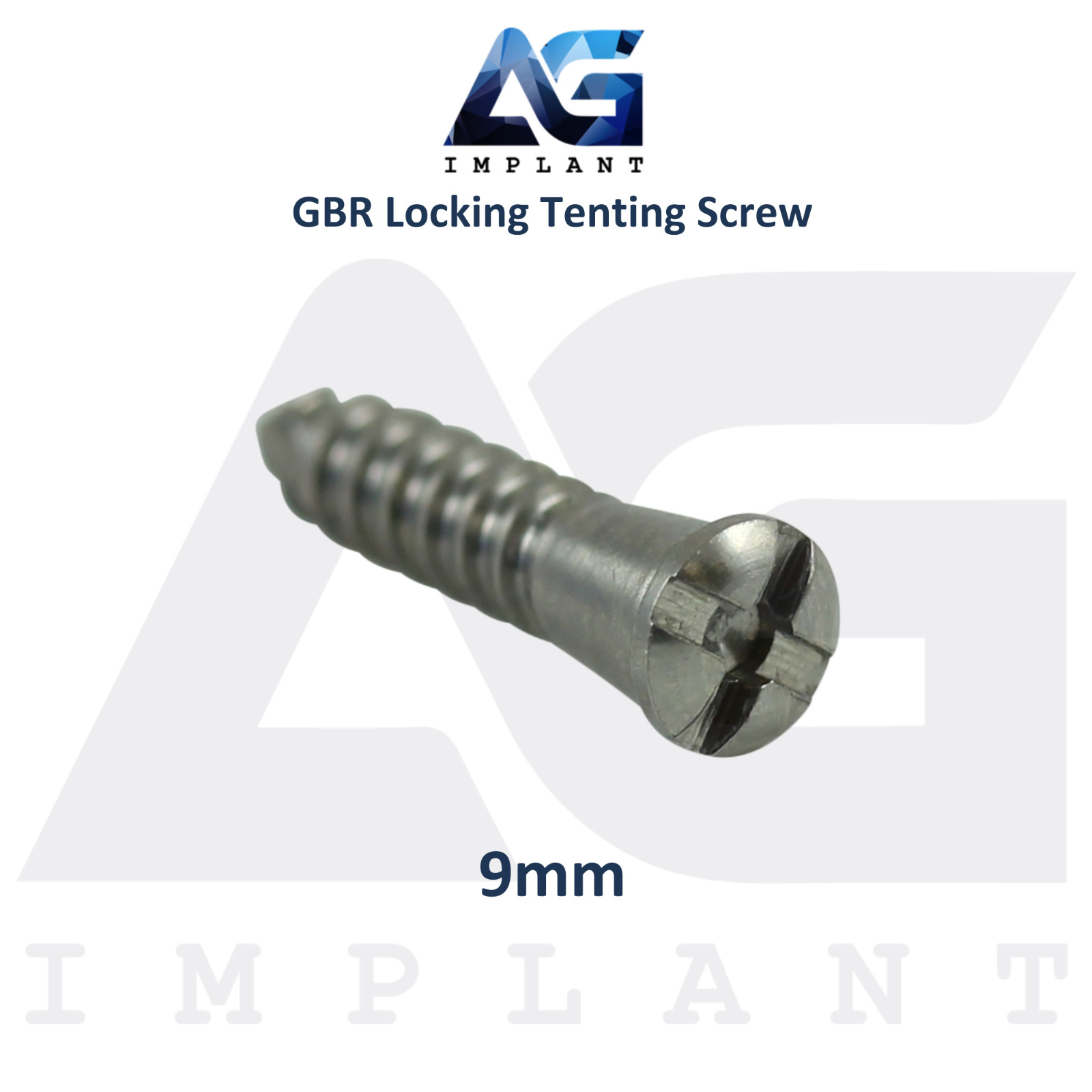 2 Dental Locking Tenting Screw Ø2.0mm GBR Membrane Titanium Fixation Sterile