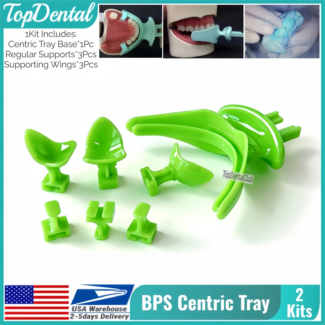 USA Dental BPS Centric Tray Occlusal Record Jaw Relation Facebow Implantology