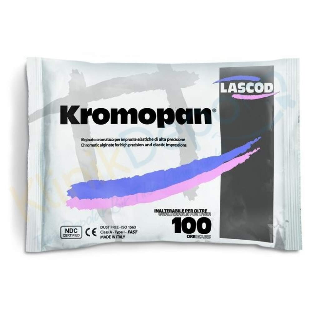 Kromopan 302 – Color Changing Dust Free Alginate, 1 Lb. Pouch
