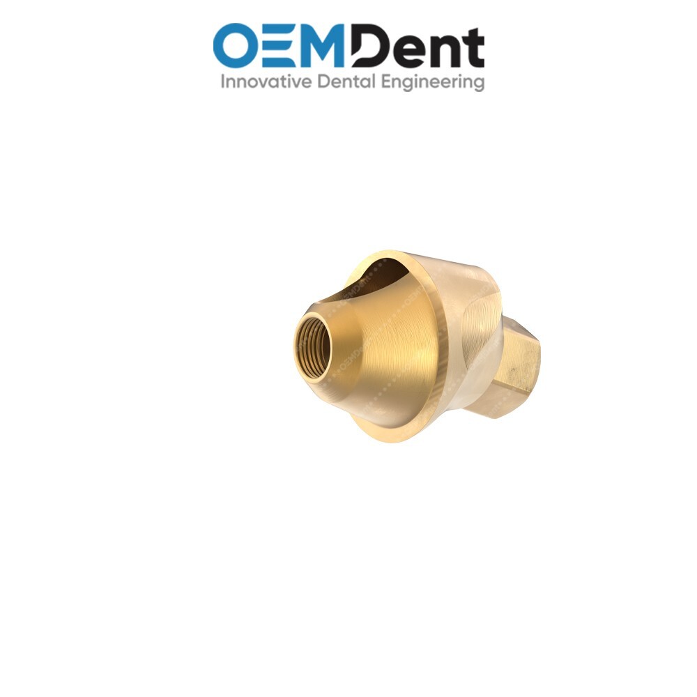 Dental Angulated Multi Unit 1.6 Titanium Sleeve Set 17° DSI® Compatible Int Hex