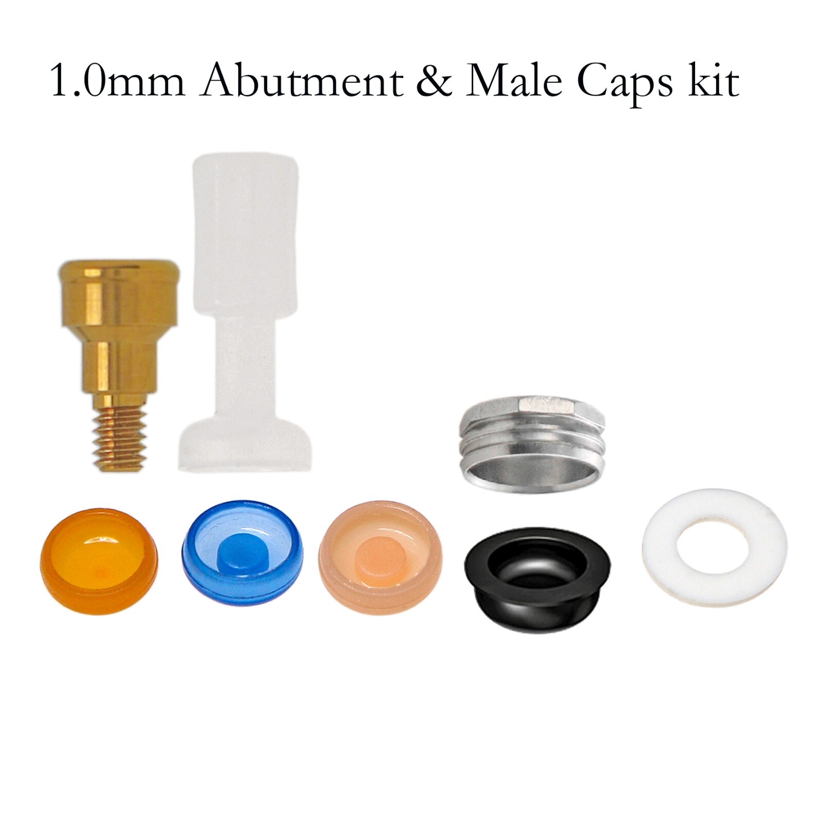 Zimmer Tapered Screw-Vent 3.5/4.5mm MIS Hex Implants compatible Locator Abutment