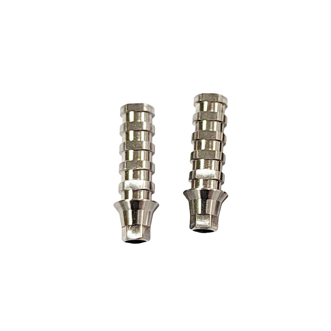 Dental Hex ET Temporary Abutment Mini Regular Ti Screws EbonyGold Osstem 4.0 4.5