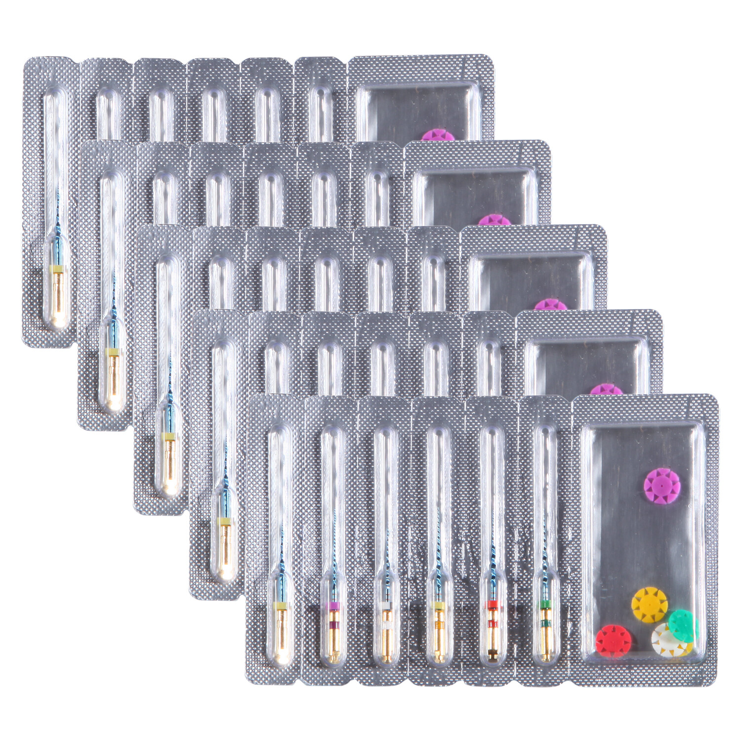 30pc/ 5pack Dental Endo Files Canal Root Pre-shaper NiTi Rotary Engine Use type