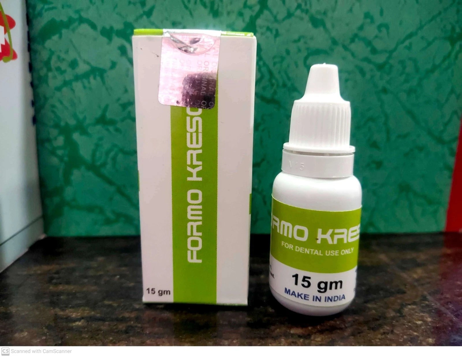 Dental FORMO KRESOL Superior Formocresol for Pulp Fixation Soulution 15gm Pack