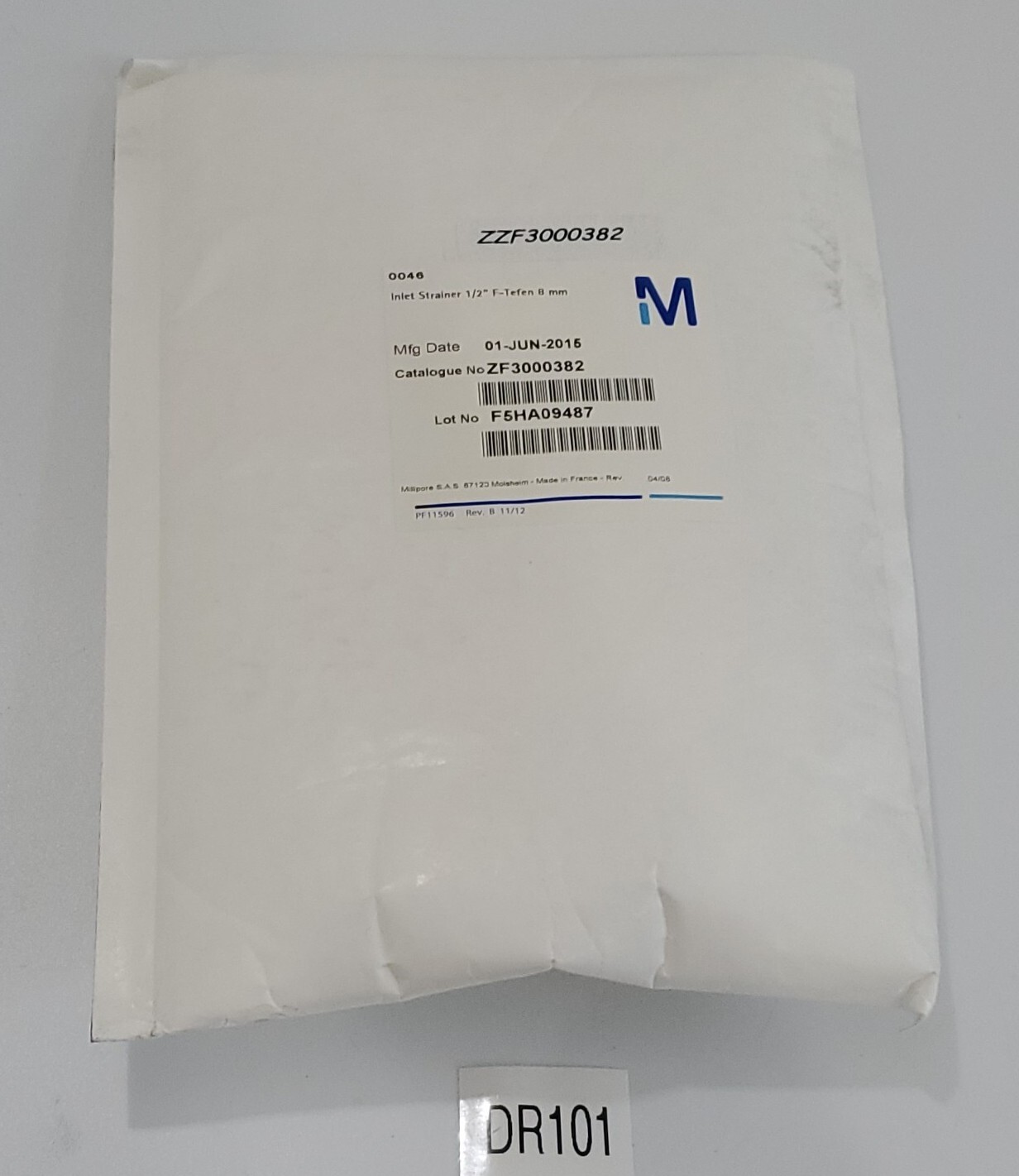 *NEW SEALED* Millipore ZF3000382 Inlet Strainer 1/2″ F-Tefen 8mm + Warranty!