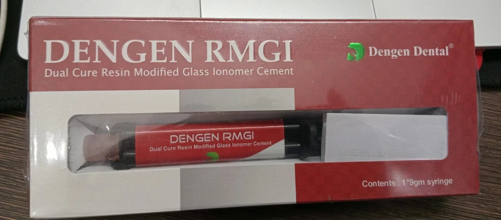 DENGEN RMGI Resin Modified Glass Ionomer Cement 9g Dental Restorative Material