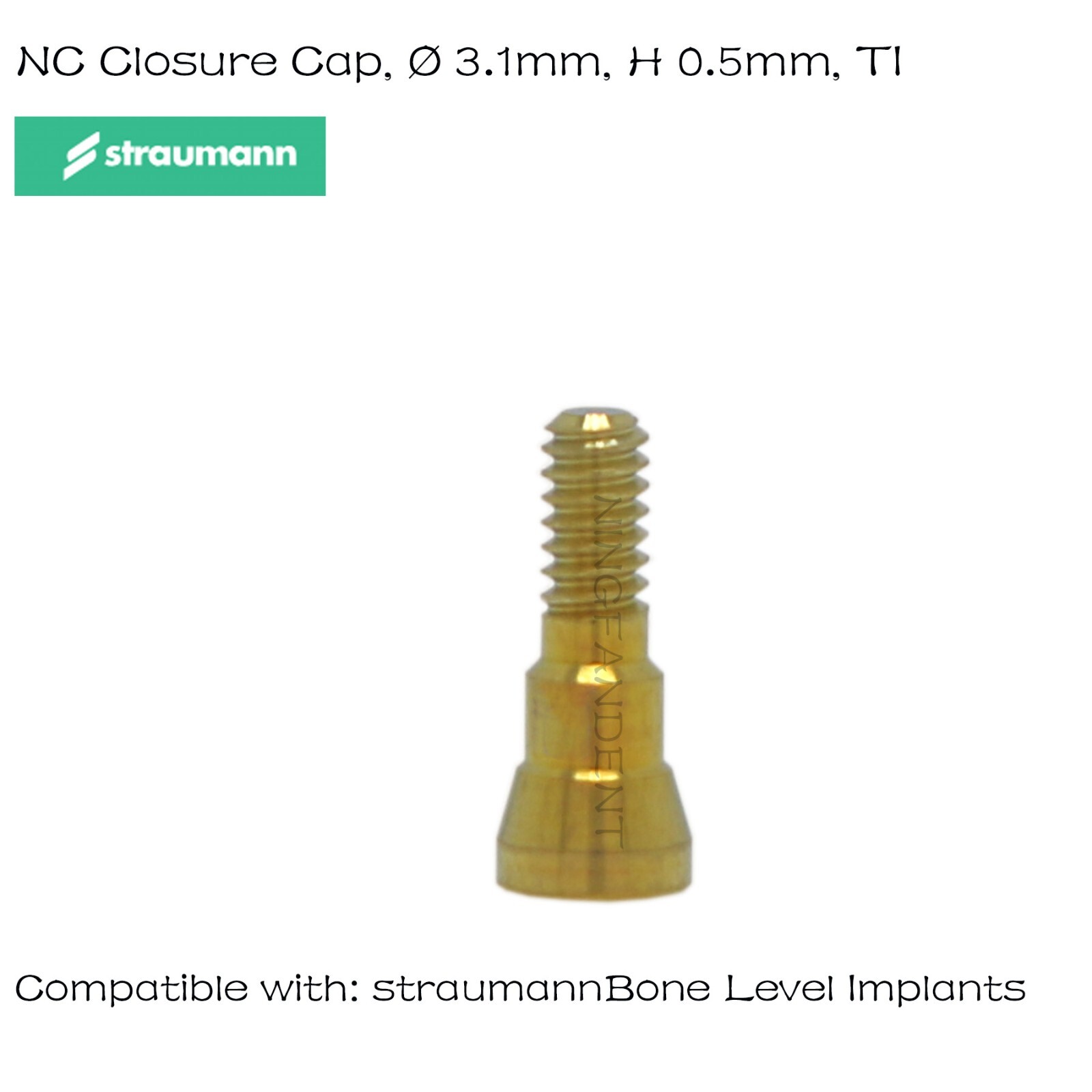 Healing Cap Abutment NC ITI Straumann BL/BLT Fits 2.0/3.5/5.0/7.0/8.0mm H Ø3.6 D