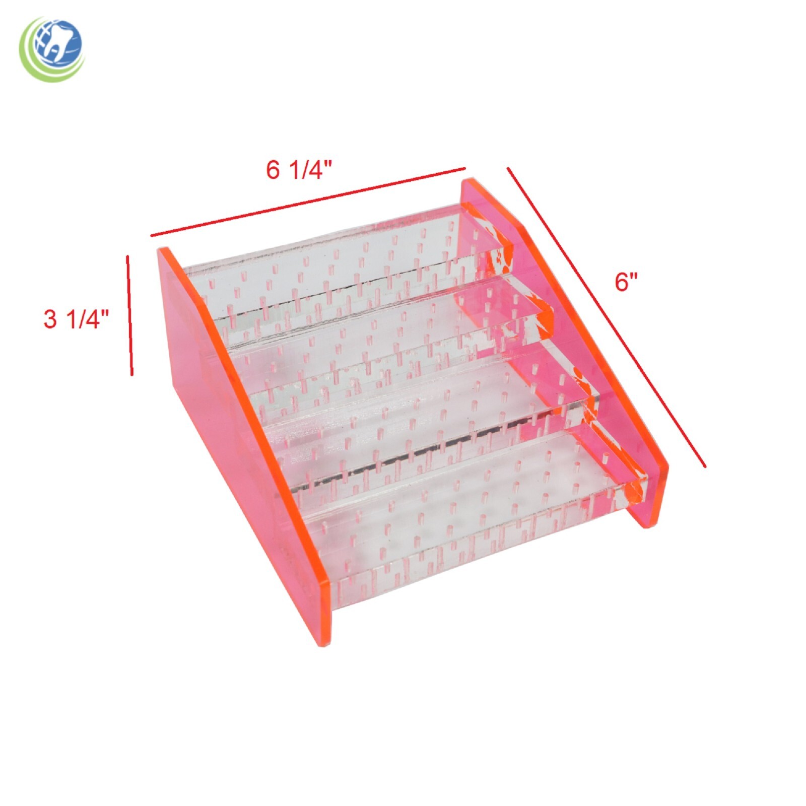 Dental Bur Block Holder Organizer Caddy for HP RA 3/32″ Holds up to 116 Burs