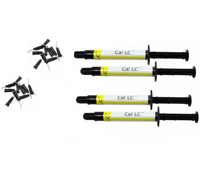 New CAL LC Calcium Hydroxide LC Dental Paste Base Liner 4 x 2gm Syr Pack