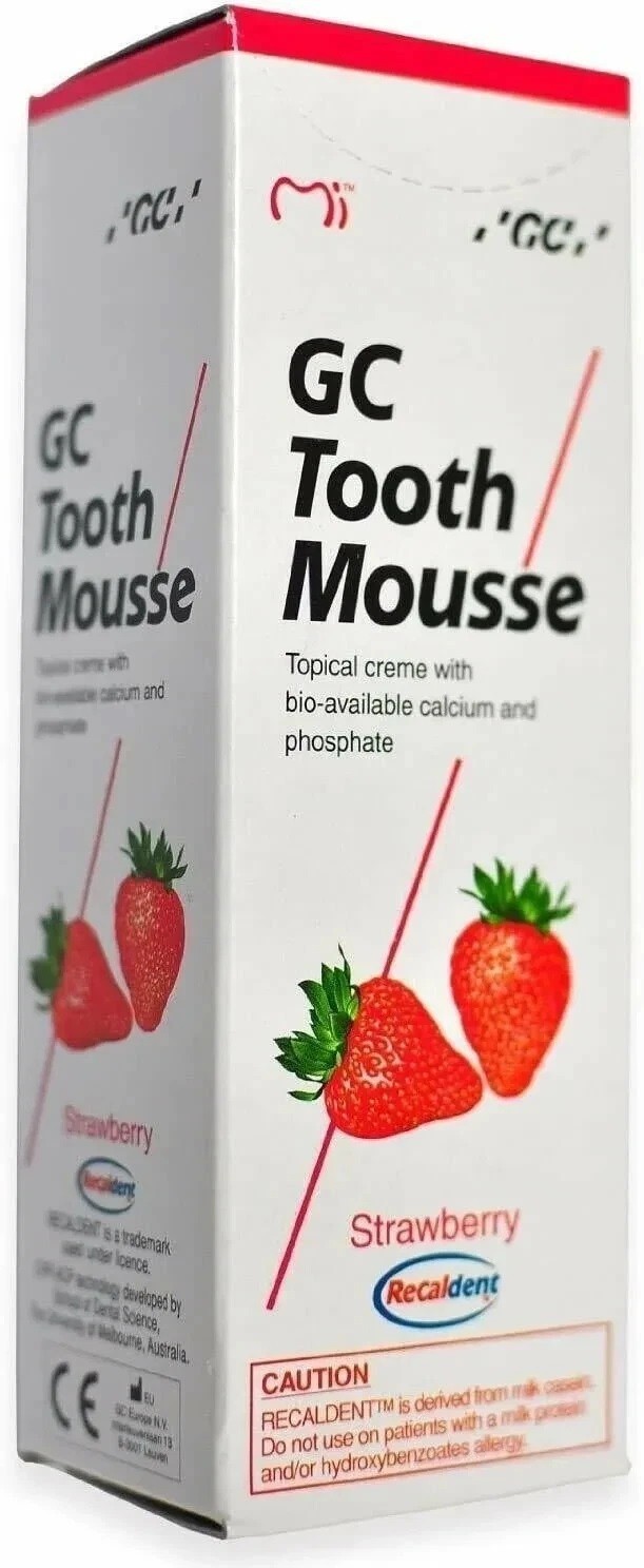 GC Tooth Mousse ( Strawberry Flavor ) (40 gm) LONG EXPIRY