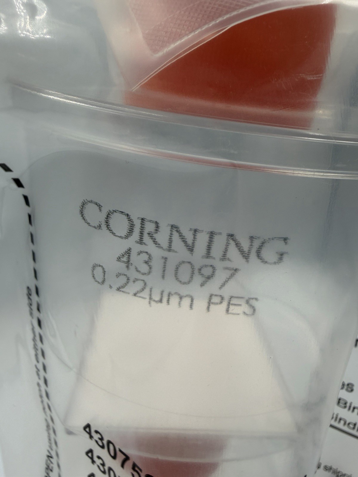 Corning 500mL Filter System 0.22µm PES Nonpyrogenic Polystyrene 431097