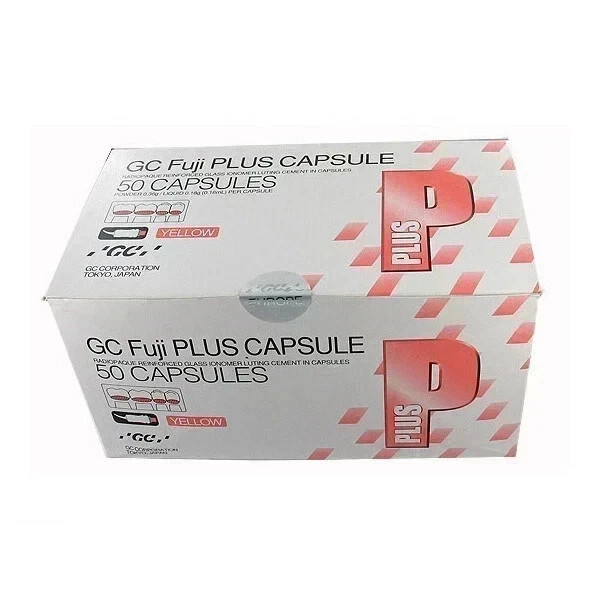 GC Fuji Plus Yellow Capss Refill 50/Pk New Stock 23.09.2028