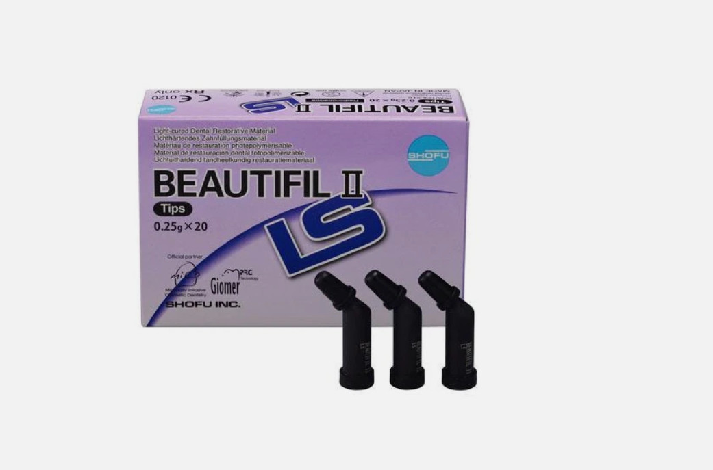 Shofu Beautifil II Tips Flouride Releasing Dental Restorative (Box of 20)