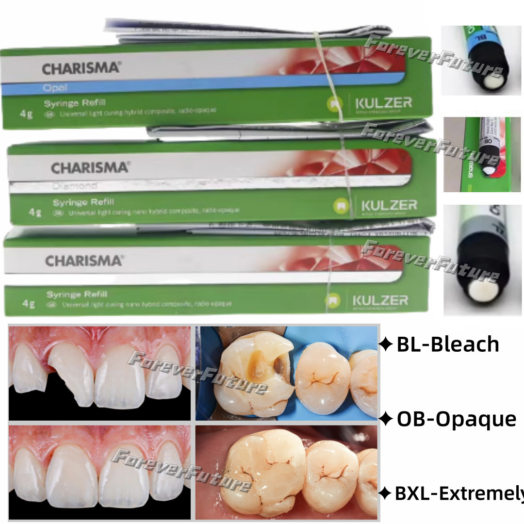 Dental KULZER CHARISMA Composite Resin Diamond Bleach White Light Cure BL BXL OB