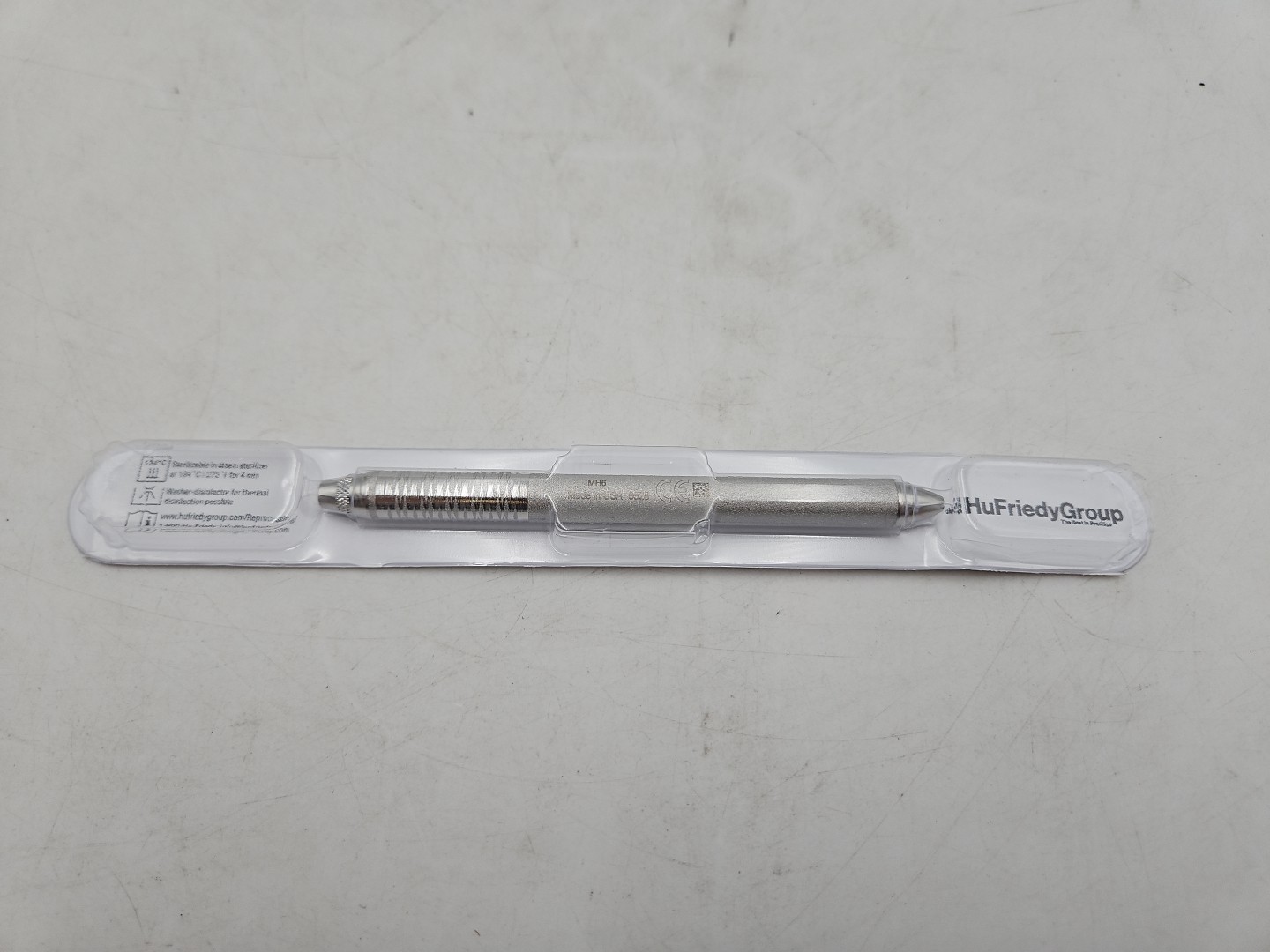 Hu-Friedy Cone Socket Mirror Handle Satin Steel Handle MH6