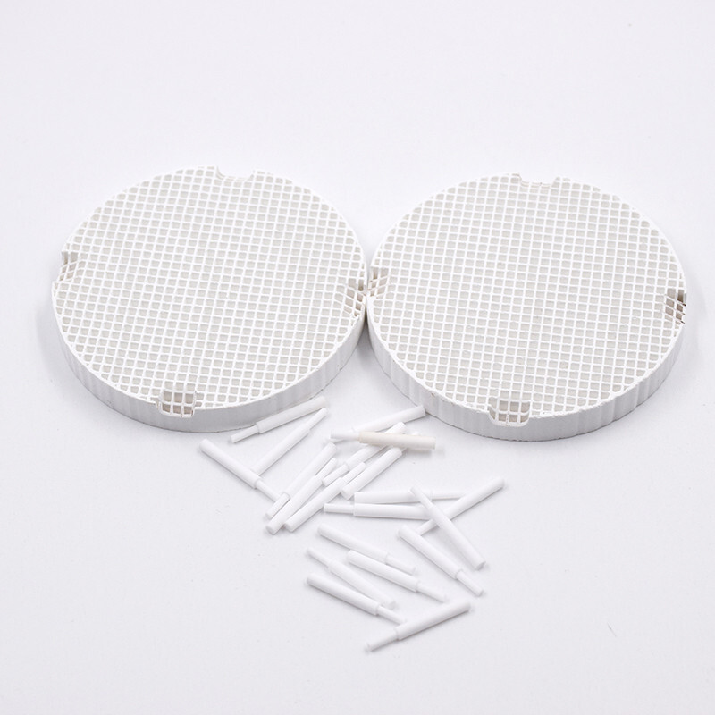 Dental Lab Ceramic Honeycomb Firing Trays Round Porcelain Zirconia Supply Pins