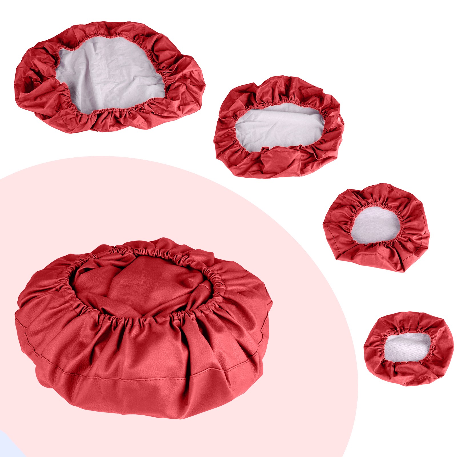 4Pcs/Set Elastic Dental Chair Protective Sleeves Dentist Chair Seat Covers PU