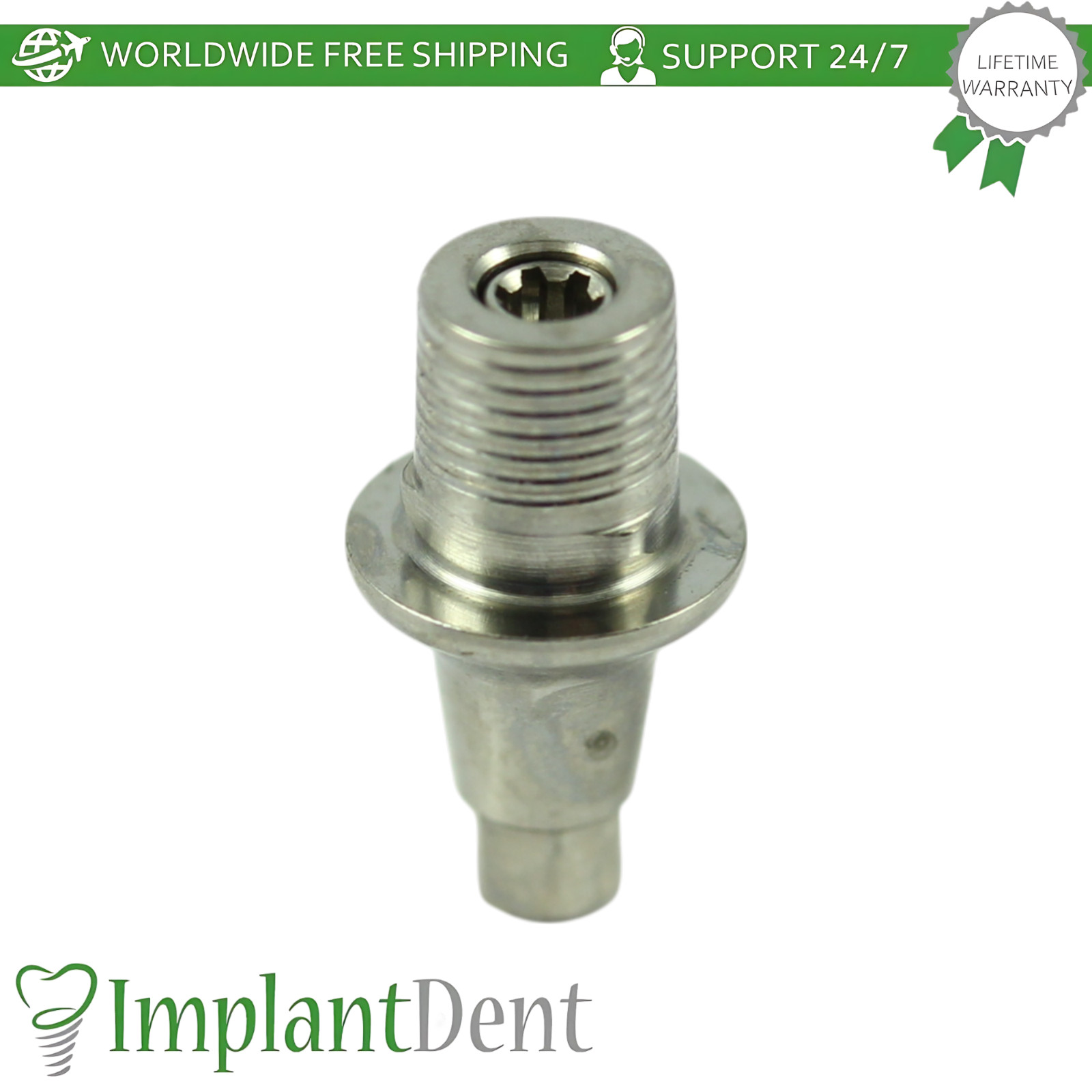 X10 Dental Prosthetic Ø5.5mm Diameter Titanium Base Neodent GM Compatible