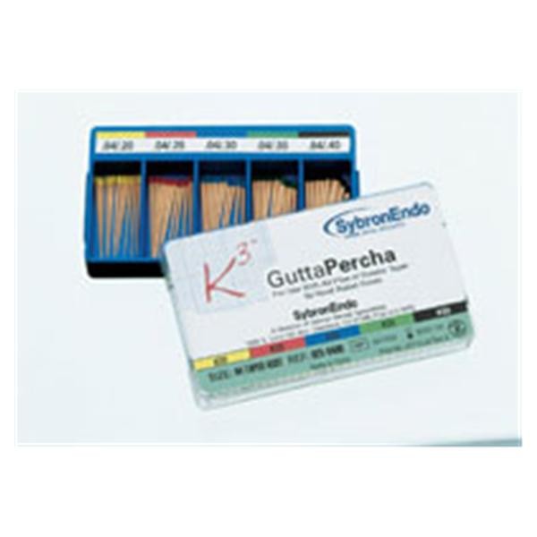 Kerr Dental 825-0625 SybronEndo K3 Gutta Percha Points Taper 0.06 #25 50/Pk