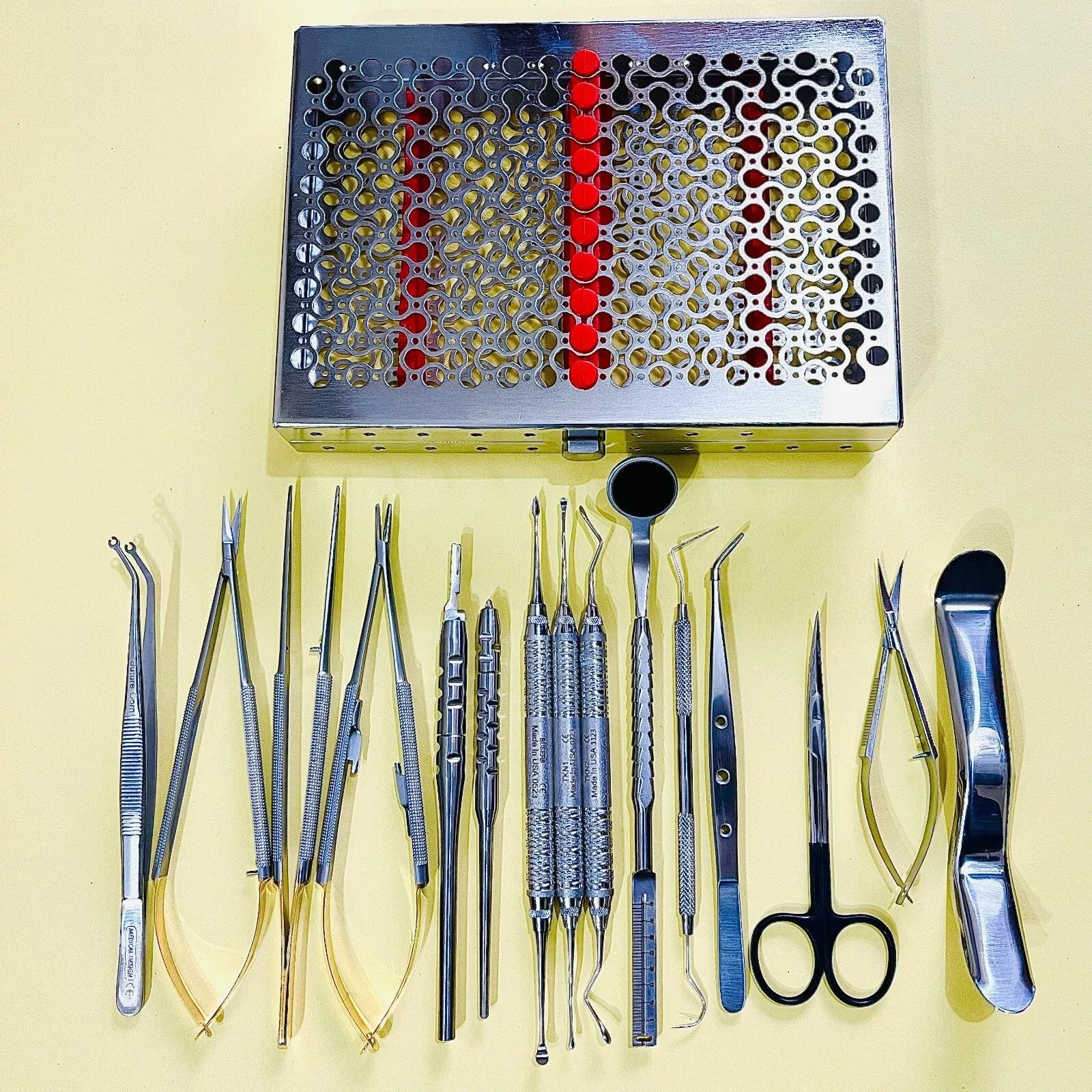 Micro Periodontal Oral Surgery Kit Surgical Instruments Dental Hu Friedy Knife