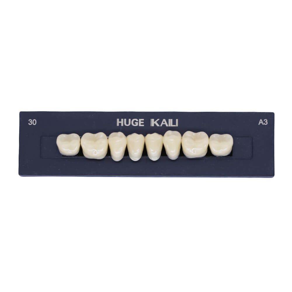 1Pack 112Pcs/Pack HUGE KAILI A3 Dental Synthetic Polymer Resin Teeth T2 L2 30 A3