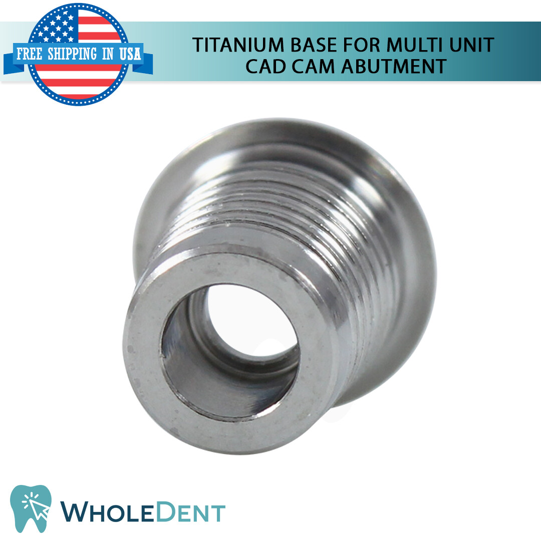 Straight Multi Unit System Scan Body Titanium Base Dental Internal Hex CAD/CAM