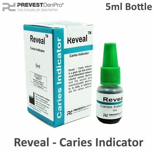 Dental Prevest Reveal Caries Revealing Dye Indicator Green Color Dentine