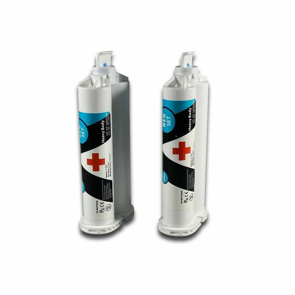 REDLAND Impression Material VPS Heavy Body Regular Set 10 x 50ml + 24 Tips