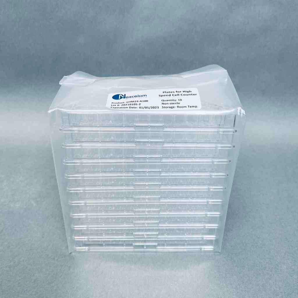 Nexcelom High-Throughput Counting Plates 2 x 12 Orientation Case of 40 Plates