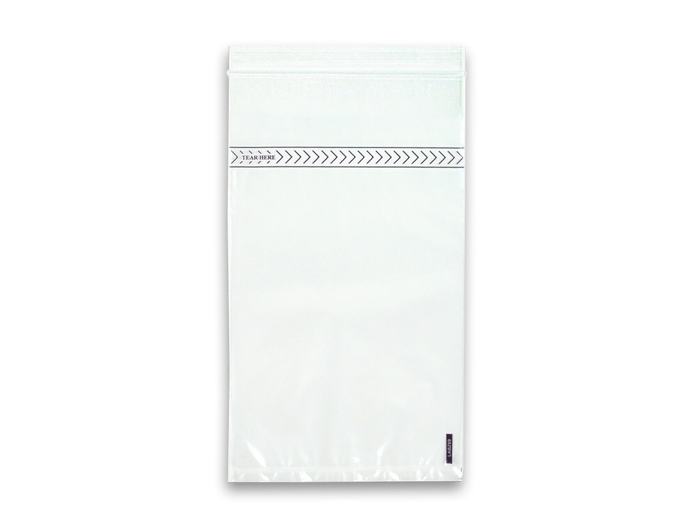 1000 Lab-Loc® Seal-N-Rip Specimen Bags Unprinted, 6″ x 9″ w/ document pouch