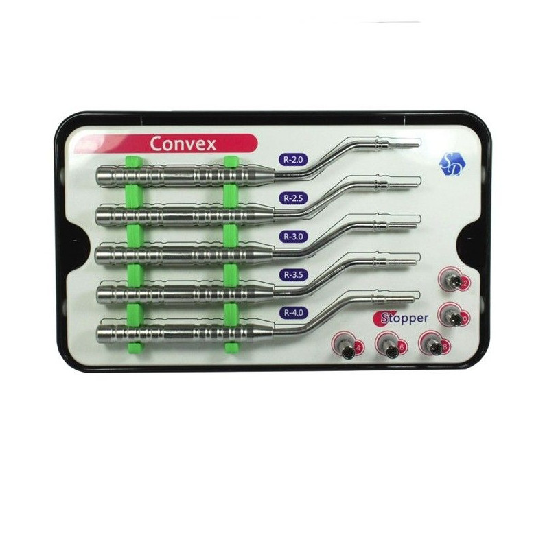 1pcs Dental Surgident SD Osteotome Kit Convex D-Shape Surg ical Tool Sinus