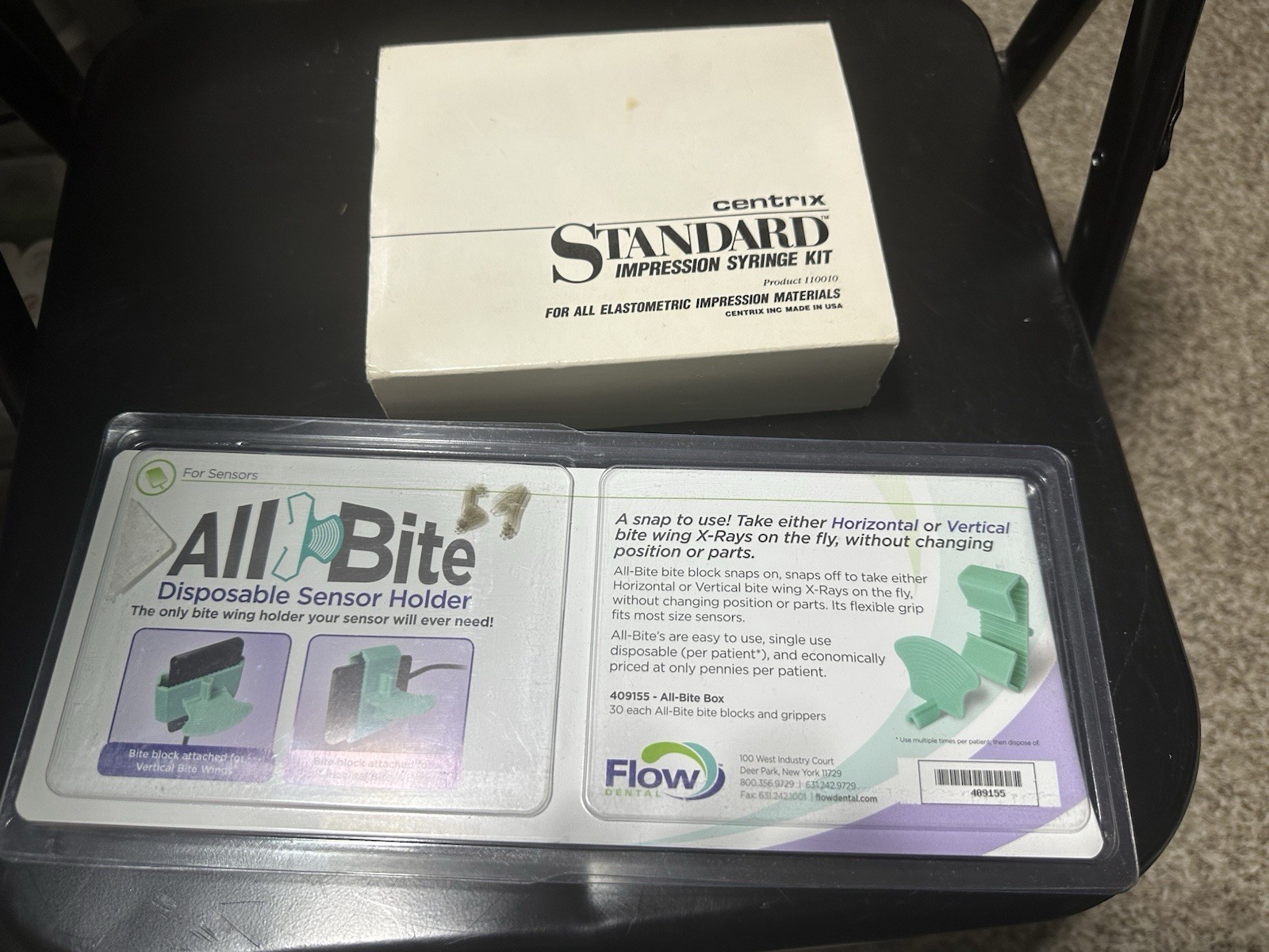 Allbite Disposable Sensor Holder & Centrix Standard Impression Syringe Kit