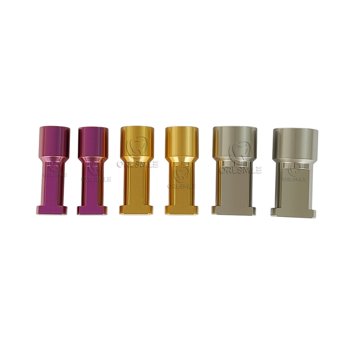 3 pcs Dental titanium Lab analog replica fit to Nobel Biocare platform NP RP WP