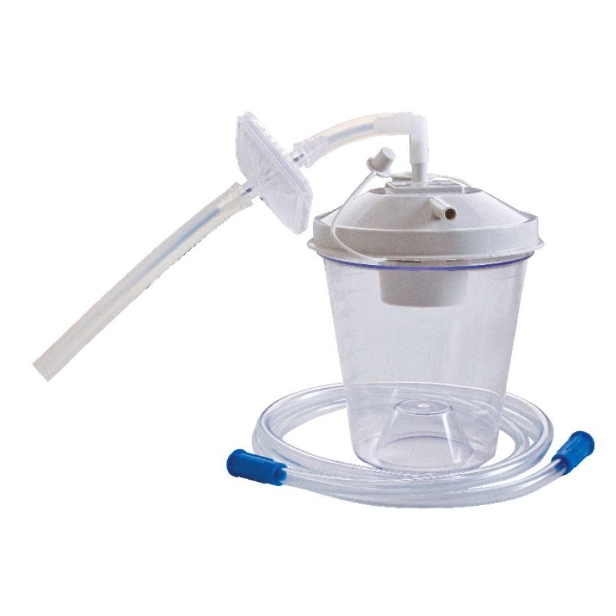 Cardinal Essential Suction Canister Kit 800cc Filter Elbow Connect 72″ Tubing, 1