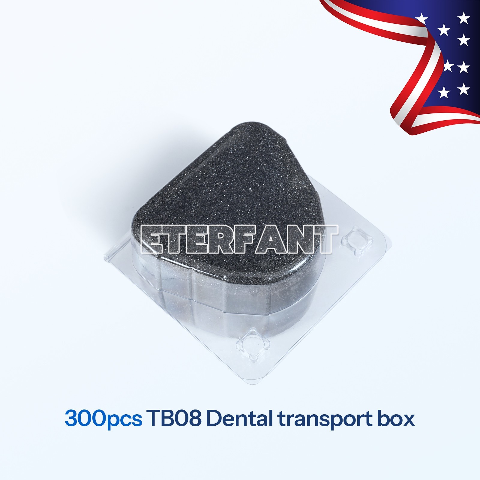 300Pcs Denture Transport Box Teeth Crown Veneer Storage Case for Dental Lab US