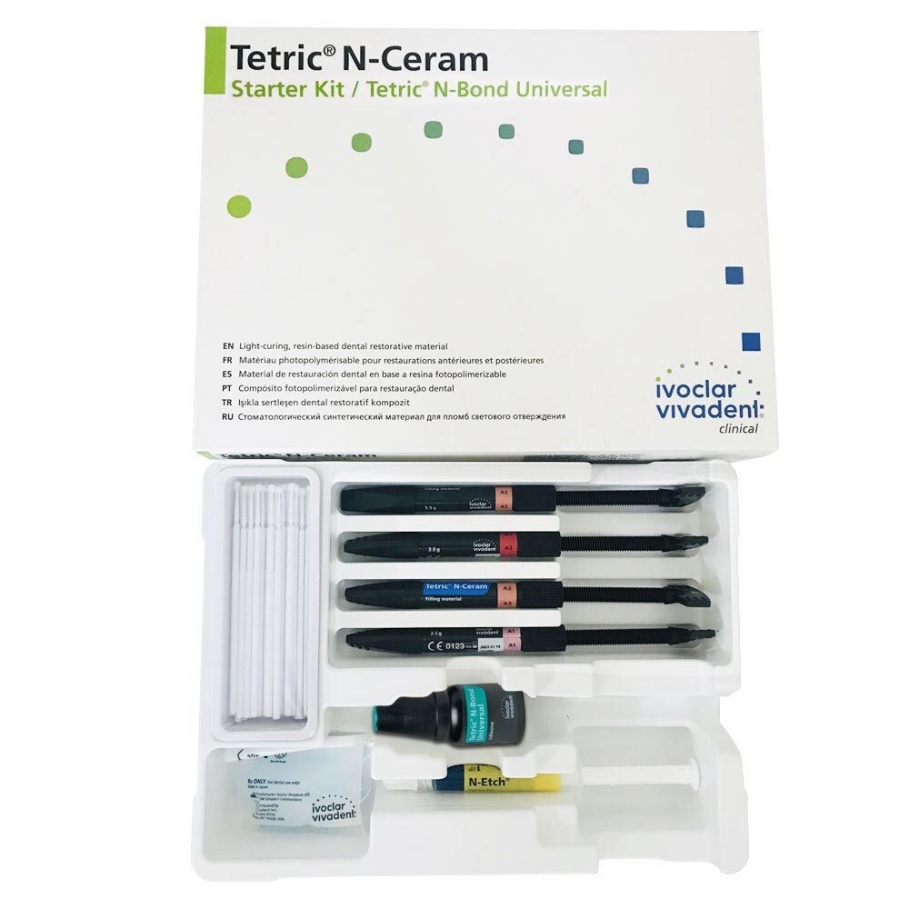 Ivoclar Tetric N Ceram Starter Kit Nano Hybrid Composite Material (Free Ship).