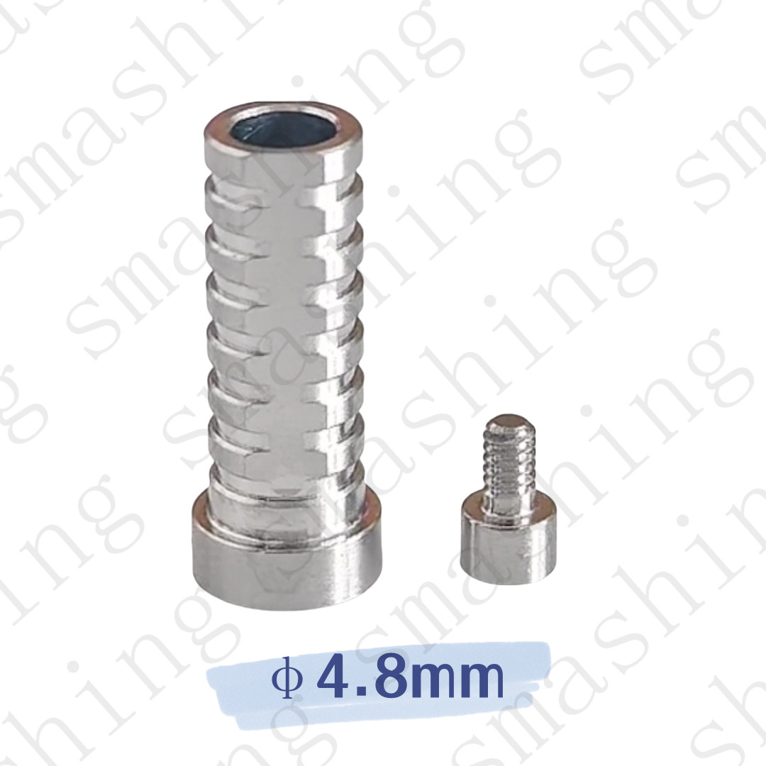 Titanium Temporary Cylinder Ti MU Sleeve Multi Unit ∅4.8/5.0mm Abutment Fit Oss