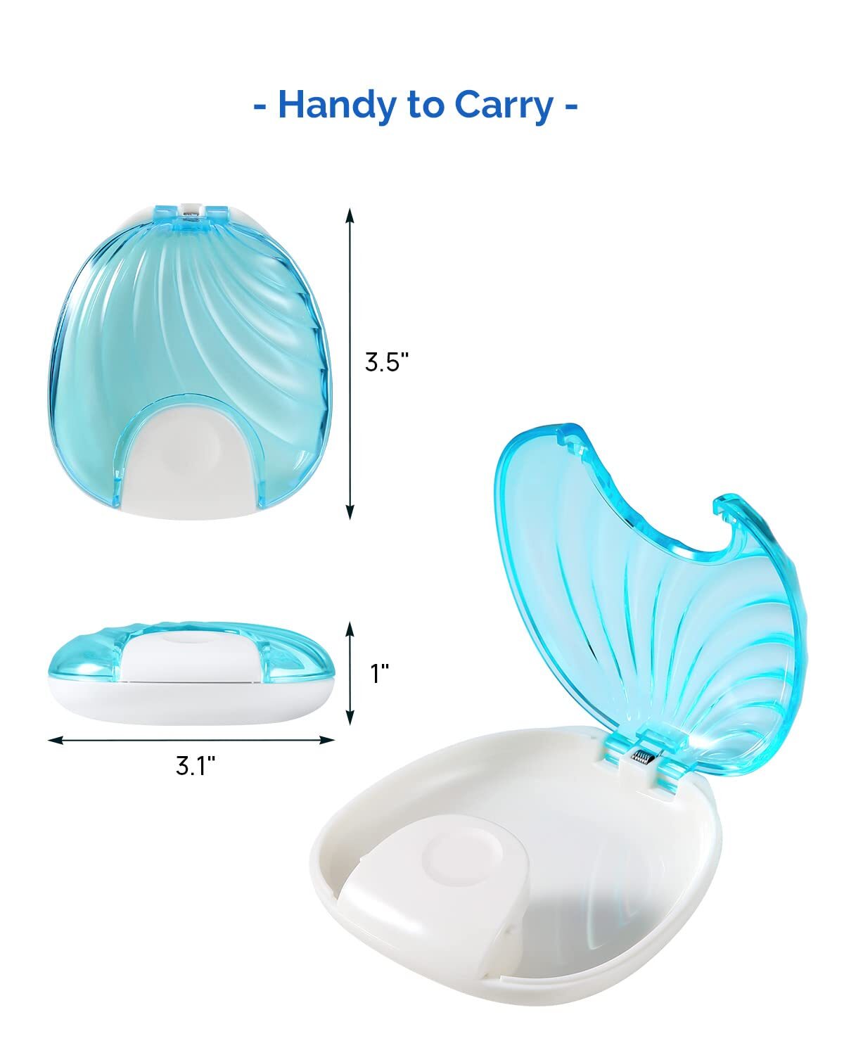 JMU Dental Orthodontic Retainer Case Denture Container Box