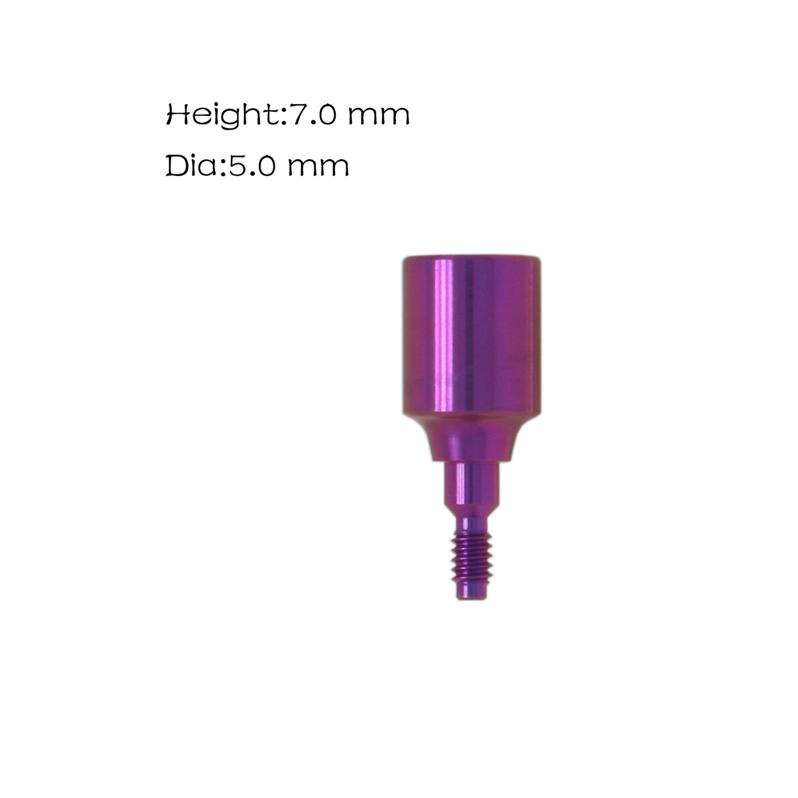 Nobel Healing Cap Abutment Dental NP Fits Nobel Active Φ3.6/5.0mm AH 3/5/7mm