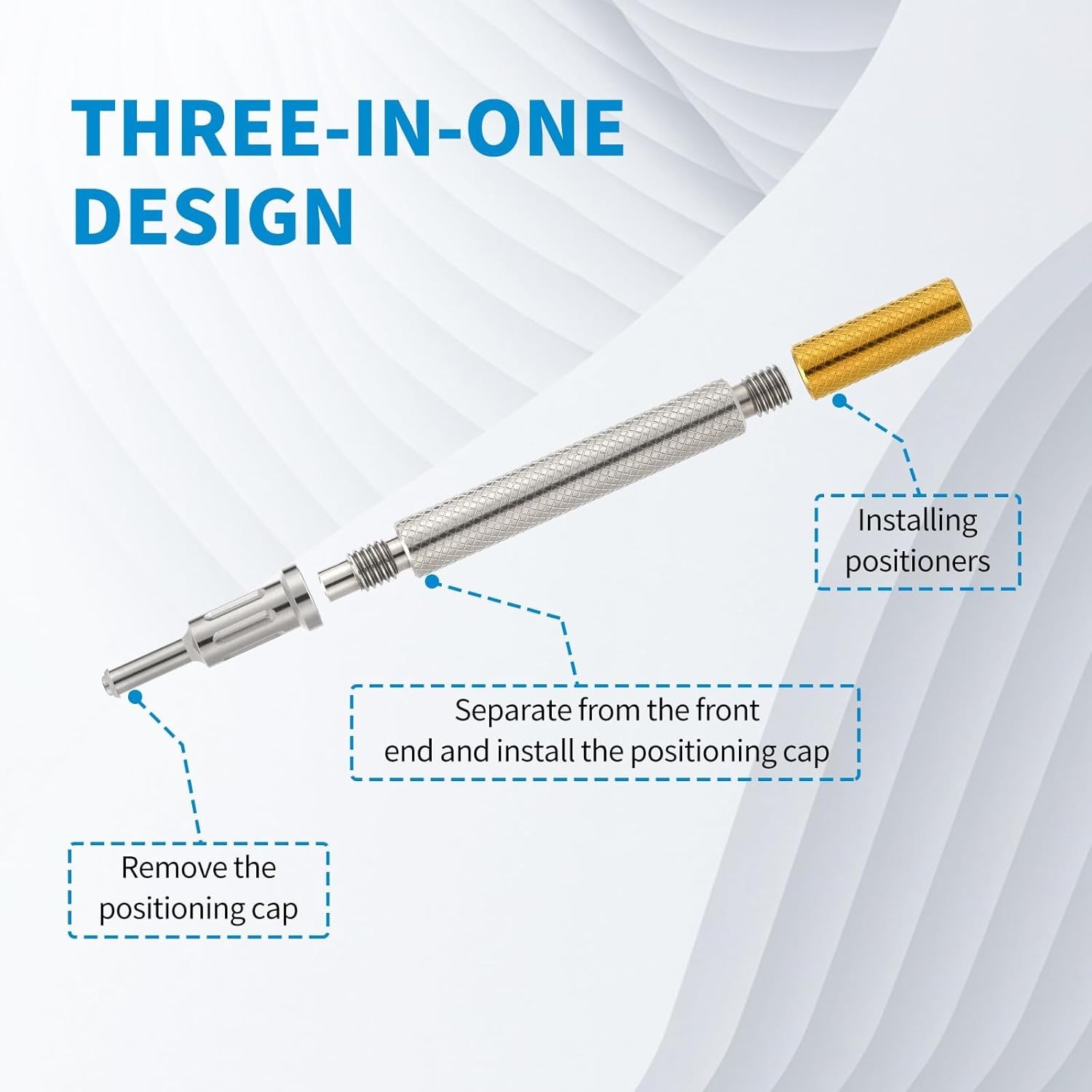 US Dental Locator Core Tool 3-in-1 Insertion Removal Driver Zest Locator Legacy