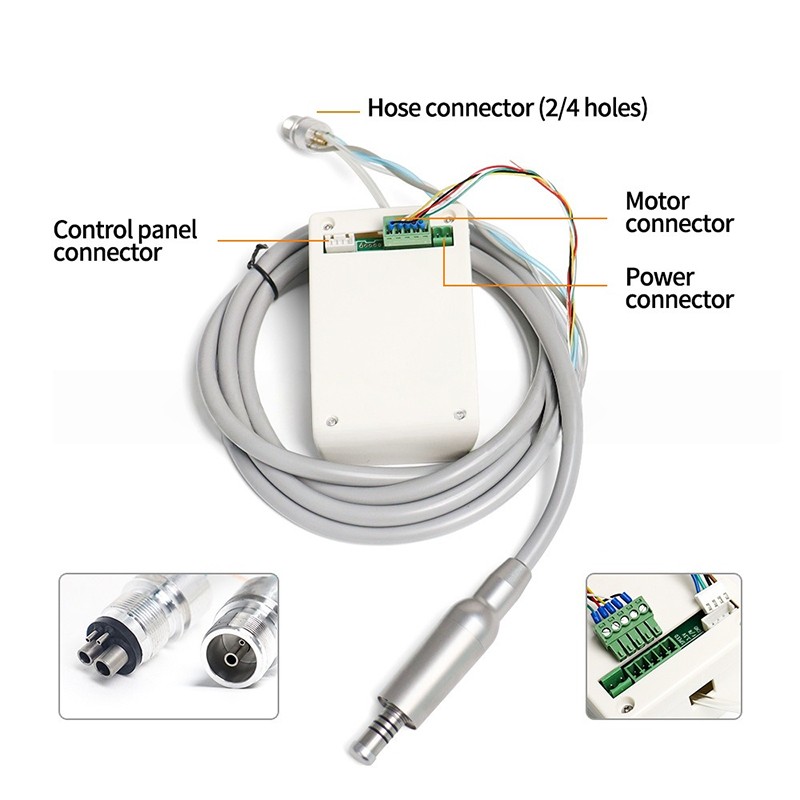 Dental Built-in LED Electric Motor Button Type Brushless Micromotor
