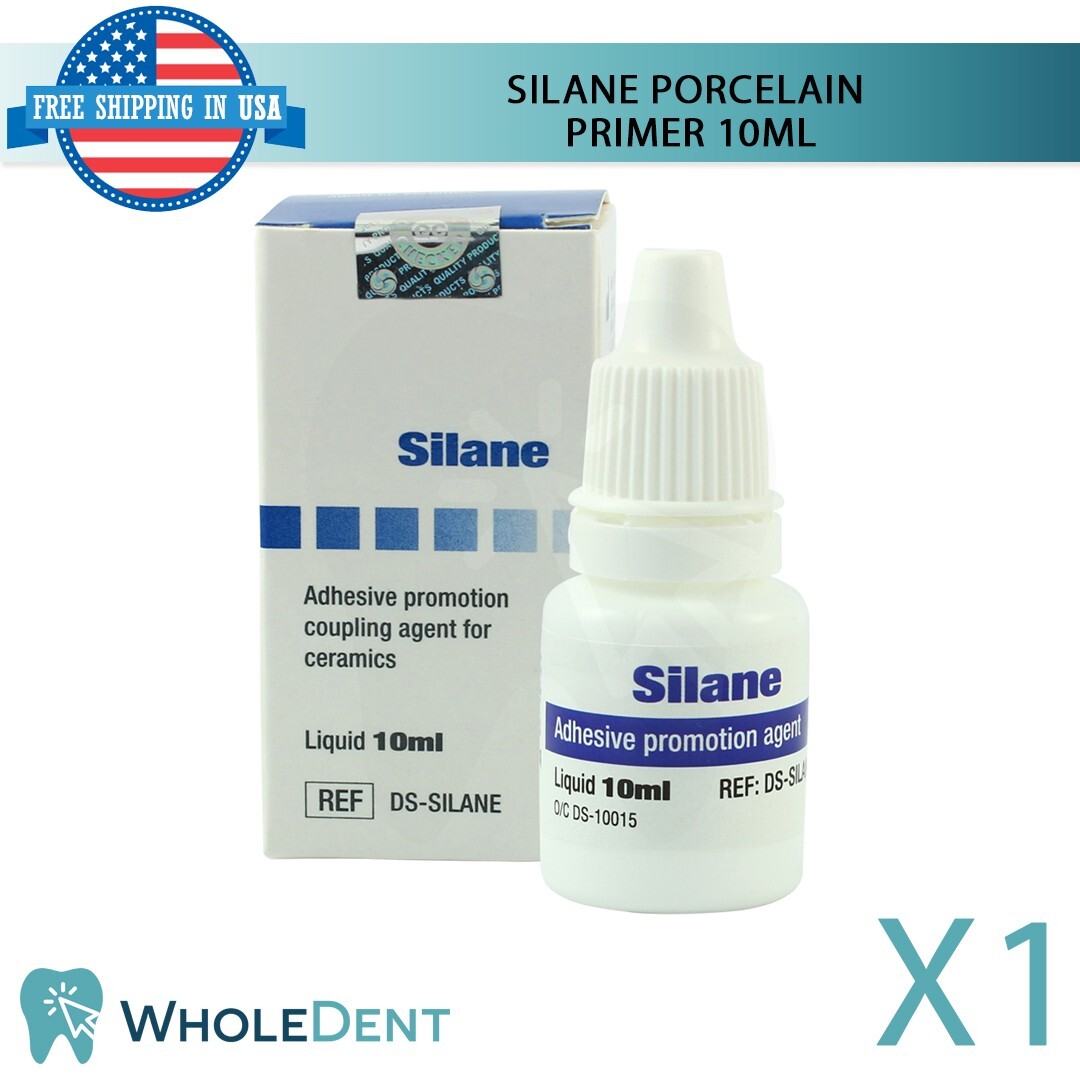 Restoration Dental Silane Porcelain Adhesive Primer 10ml Coupling Agent Ceramic