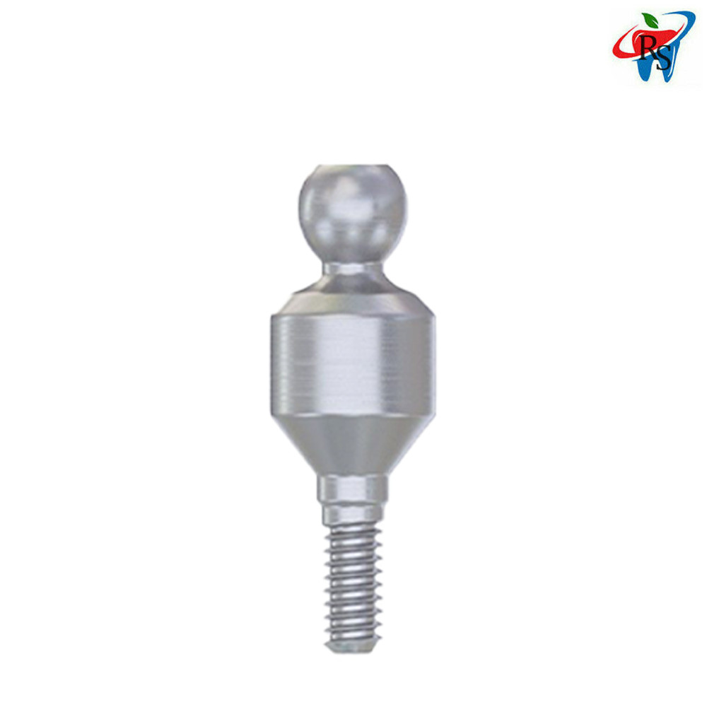 10pcs Dental Prosthetic Straight Ball Attachment Adapter Head Int Hex 2.42mm