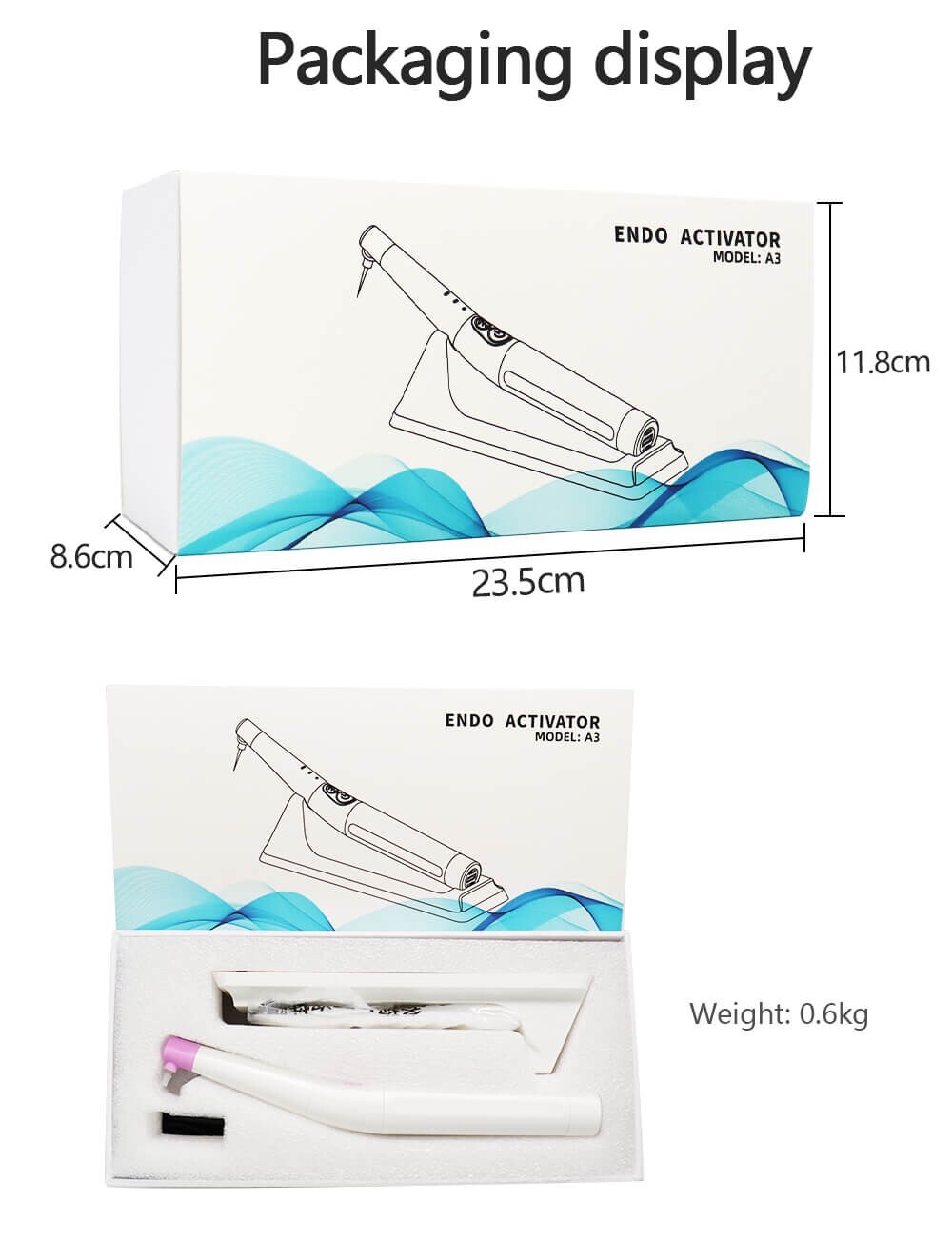Hot 50pcs/Box Dental Activator Tip For Endo Activator