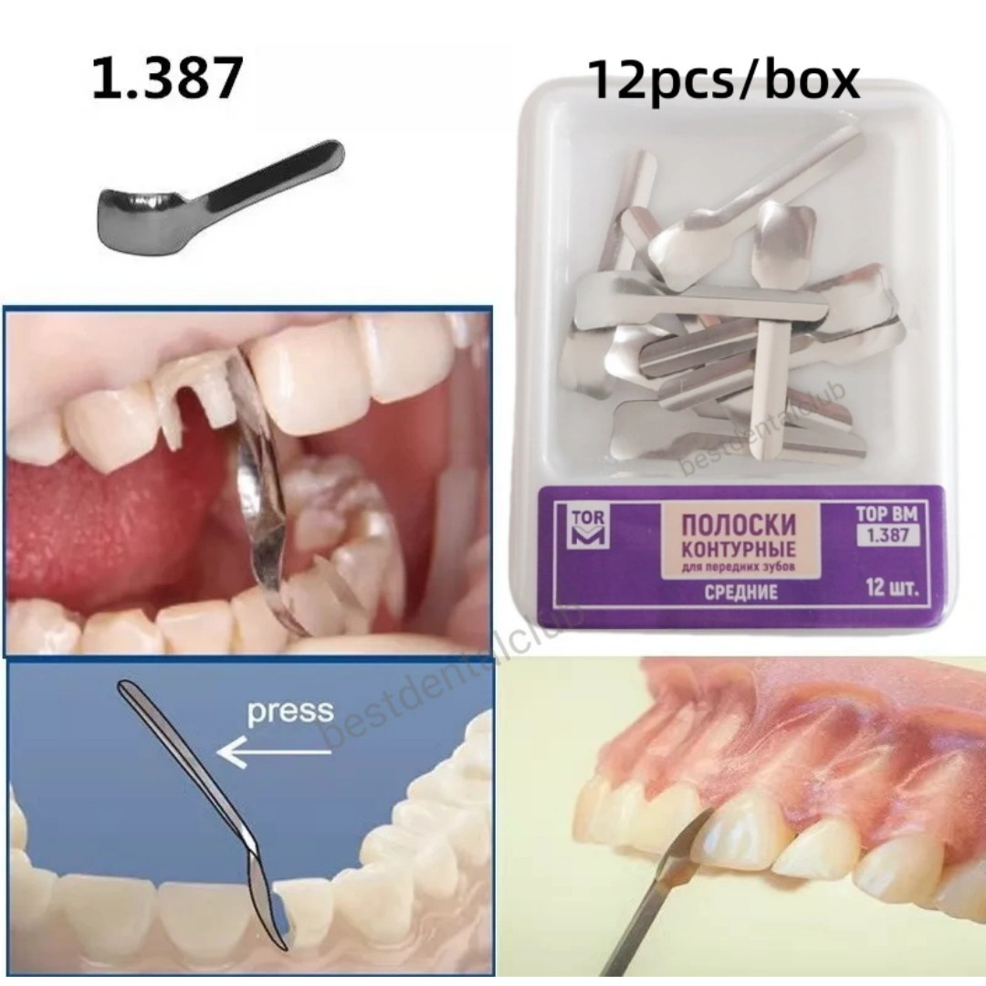 Dental Proximal Anterior Matrix Strips Twin Anterior Matrices TOP BM 1.387