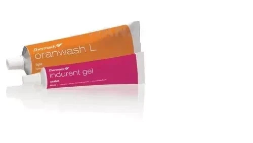 Zhermack Oranwash L 140ml +Indurent Gel 60ml Impression Wash Material