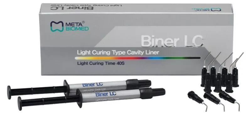 Meta Biomed Biner LC DENTAL Light Curing type cavity liner Base