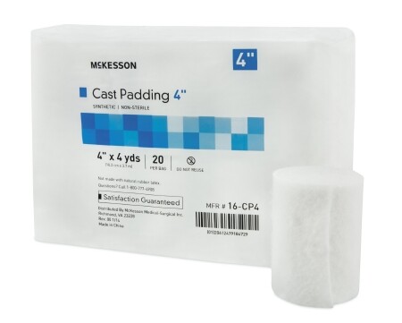 Cast Padding McKesson 4 Inch X 4 Yard Polyester NonSterile – Bag of 20
